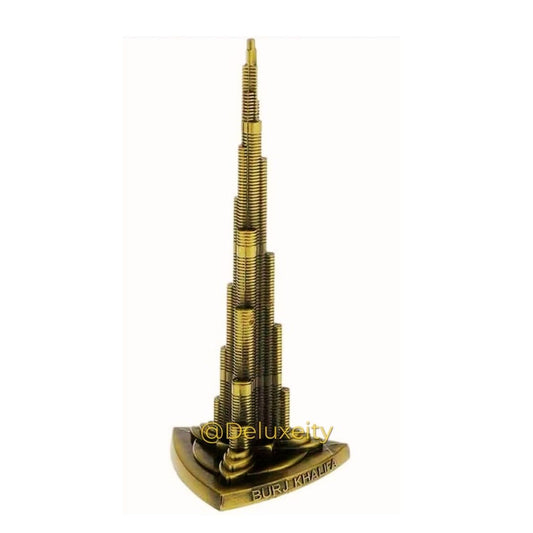 Luxury Golden Burj Khalifa Miniature – Iconic Dubai Skyline Collectible