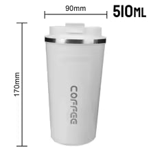 Deluxe Travel Thermo Mug – 380ml/510ml Leak Proof Stainless Steel Cup for Hot & Cold Drinks