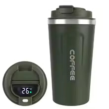 Deluxe Travel Thermo Mug – 380ml/510ml Leak Proof Stainless Steel Cup for Hot & Cold Drinks