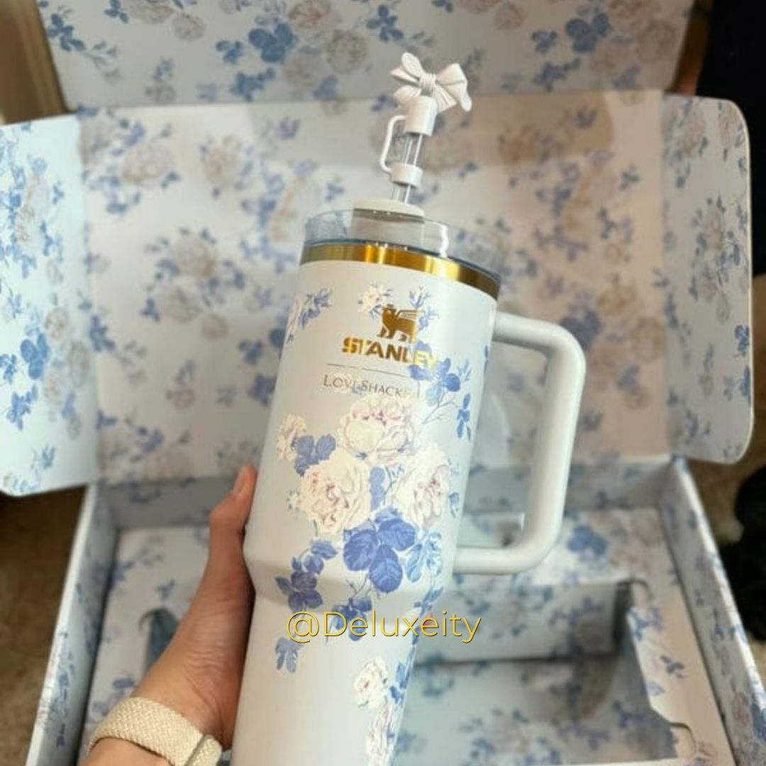 Elite 40oz (1.18L) Stainless Steel Tumbler – Premium Designer Gift Edition (Love Shak & Barbie)