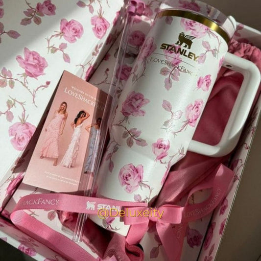 Elite 40oz (1.18L) Stainless Steel Tumbler – Premium Designer Gift Edition (Love Shak & Barbie)