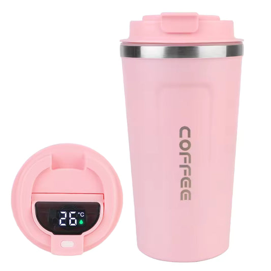 Deluxe Travel Thermo Mug – 380ml/510ml Leak Proof Stainless Steel Cup for Hot & Cold Drinks